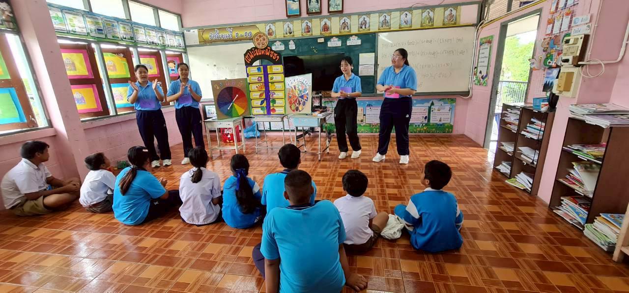 63. ค่ายศิลปะบูรณาการกับสาระการเรียนรู้สำหรับนักเรียนระดับประถมศึกษา ณ โรงเรียนบ้านโนนม่วง